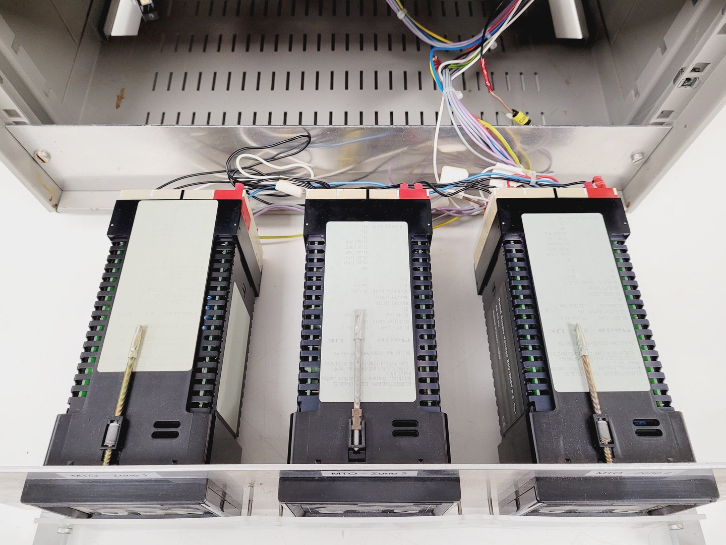 Image of MTO System with Eurotherm Chessell Monitor 6180A & 4x Eurotherm 815 Array Lab