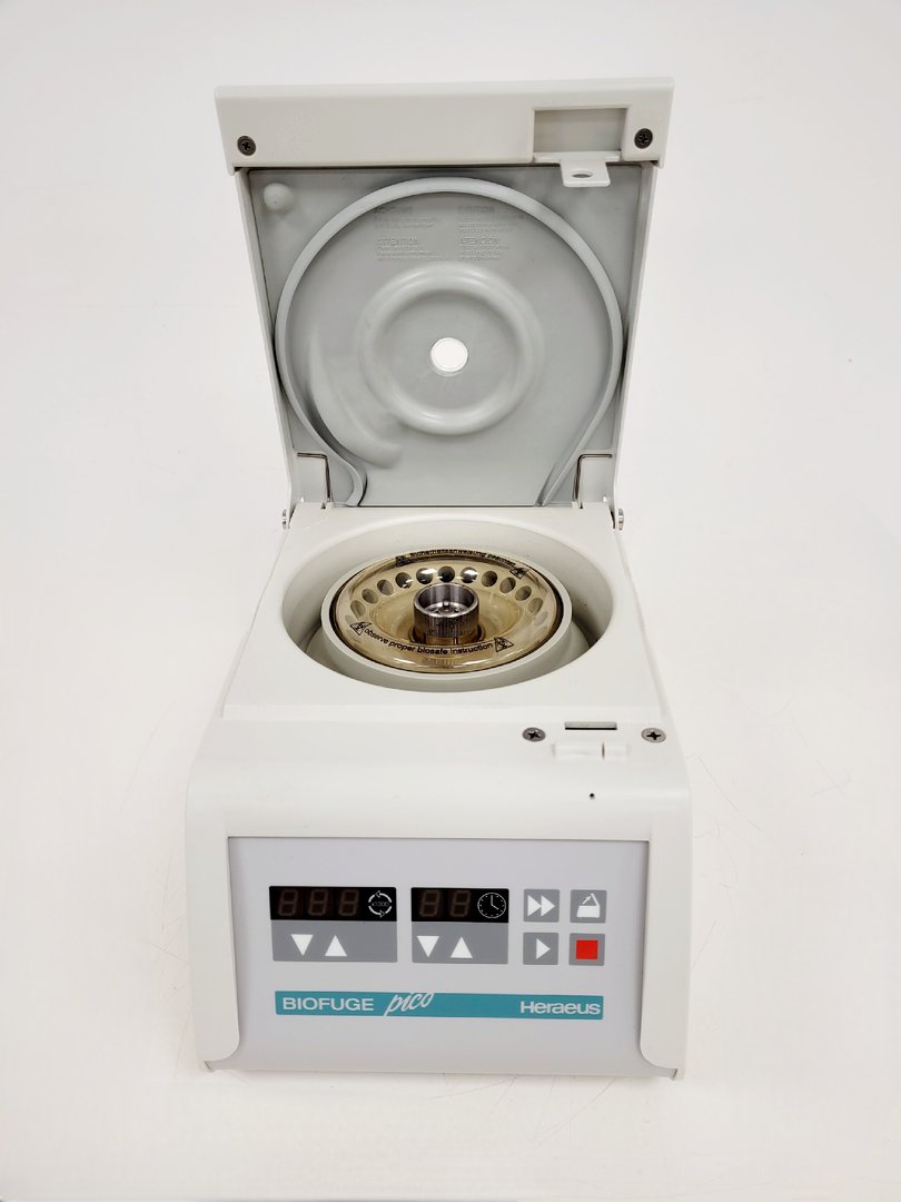 Image of Heraeus Pico Biofuge Benchtop Laboratory Centrifuge w/ 13000rpm Rotor 3328 Lab