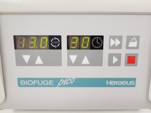 Thumbnail image of Heraeus Pico Biofuge Benchtop Laboratory Centrifuge w/ 13000rpm Rotor 3328 Lab