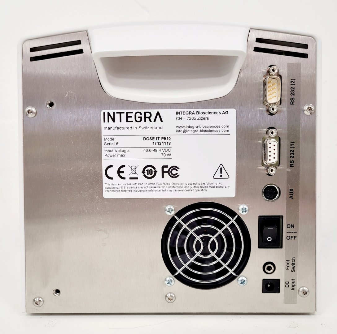 Integra Lab Systems Integra DOSE IT P910 Peristaltic Laboratory Pump w/ 313X Watson-Marlow ...
