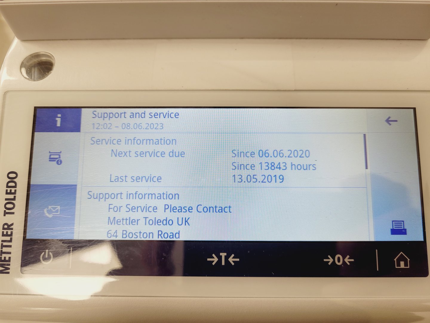 Image of Mettler Toledo MS6002TS/00 Precision Laboratory Balance Scales with P25 Printer 
