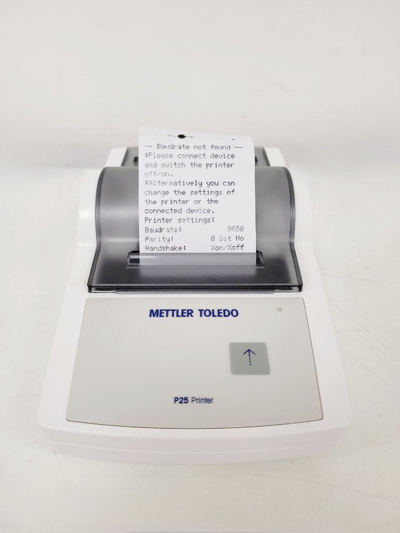 Image of Mettler Toledo MS6002TS/00 Precision Laboratory Balance Scales with P25 Printer 