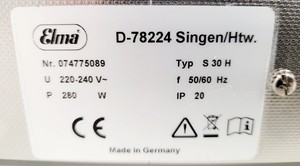 Thumbnail image of Elma S 30 H Elmasonic Ultrasonic Water Bath Lab