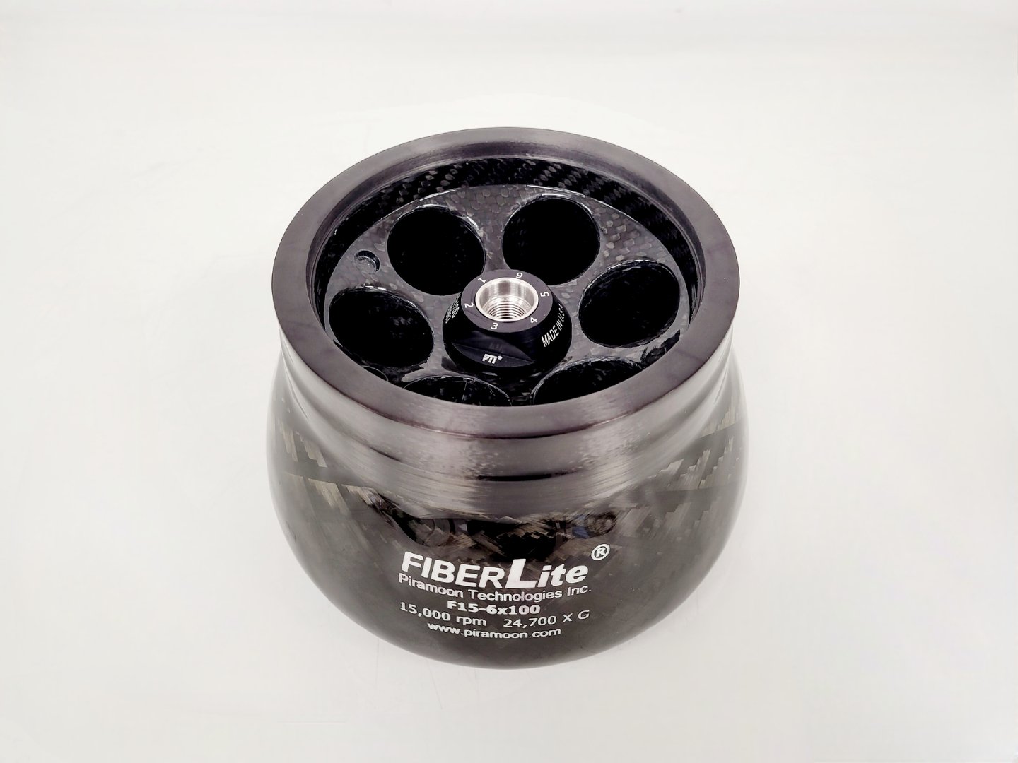 Image of Piramoon Technologies FiberLite F15-6x100 15,000rpm 24,700g Centrifuge Rotor Lab