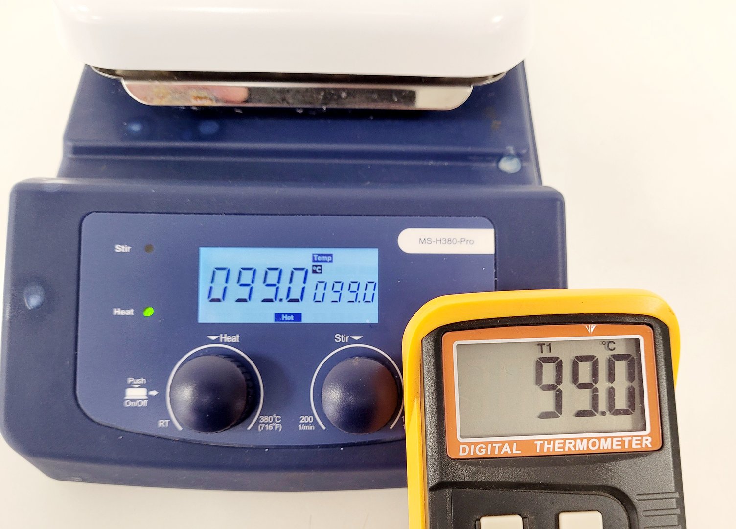 Image of Camlab MS-H380-Pro Magnetic Hotplate Stirrer Lab