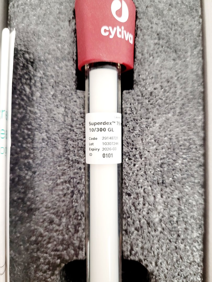 Image of Lot of 8 GE & Cytiva FPLC Chromatography Columns  Lab