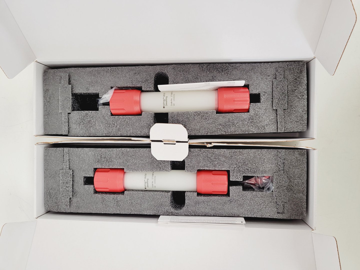 Image of Lot of 8 GE & Cytiva FPLC Chromatography Columns  Lab