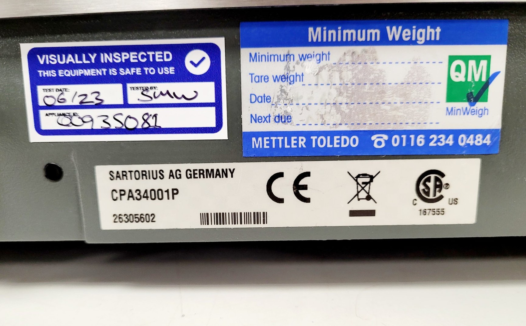 Image of Sartorius CPA34001P Laboratory Balance Scales w/ YDP20-0CE Printer Lab