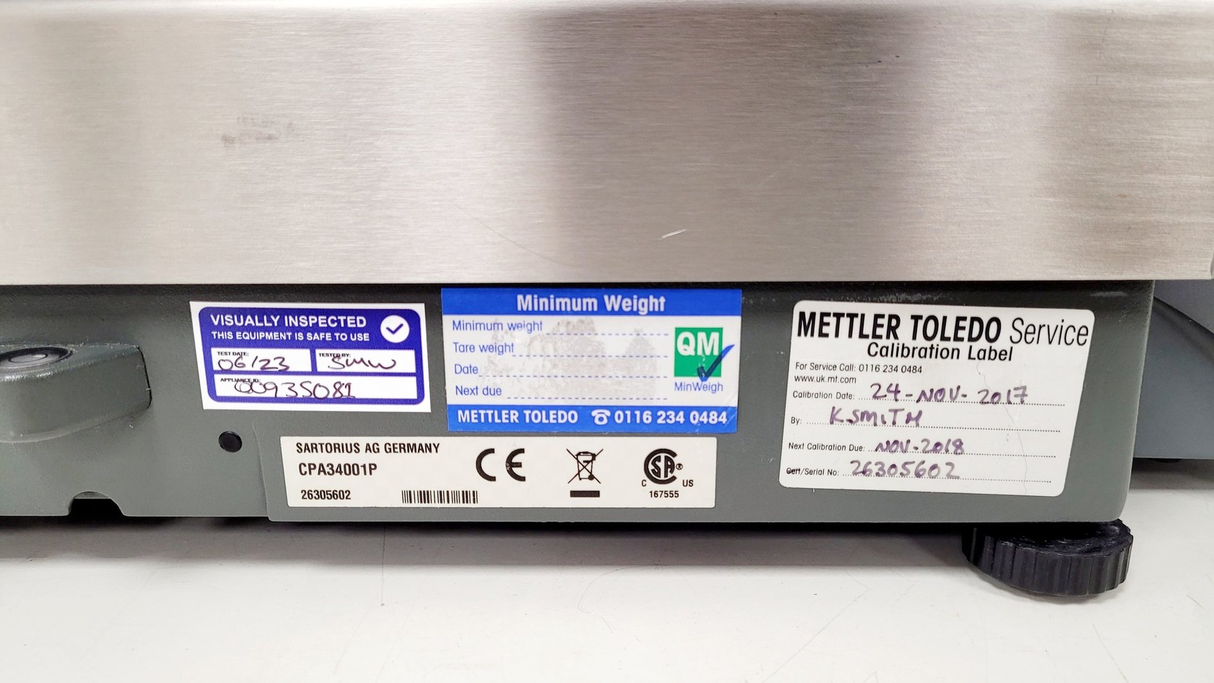 Image of Sartorius CPA34001P Laboratory Balance Scales w/ YDP20-0CE Printer Lab