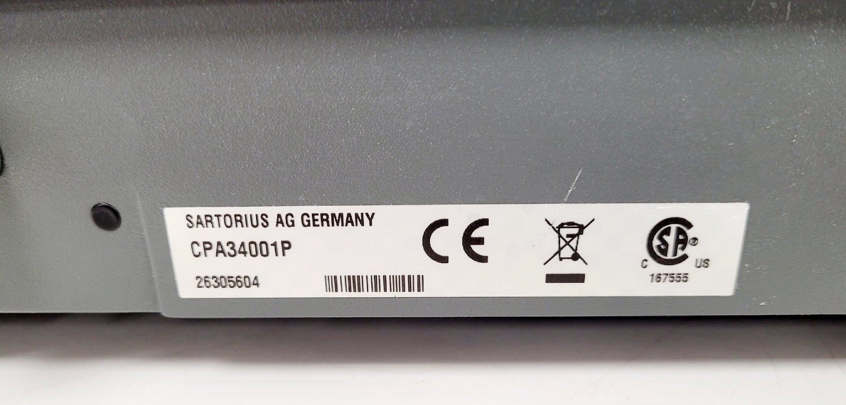 Image of Sartorius CPA34001P Laboratory Analytical Balance Scales & YDP03-0CE Printer Lab