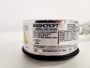 Thumbnail image of Ashcroft Model 2089 Digital Test Pressure Gauge  Lab
