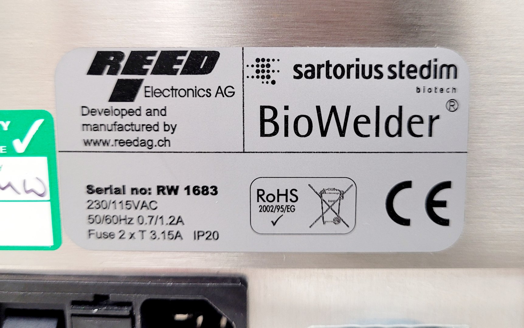 Image of Sartorius Stedim BioWelder Sterile Tube Welder Lab