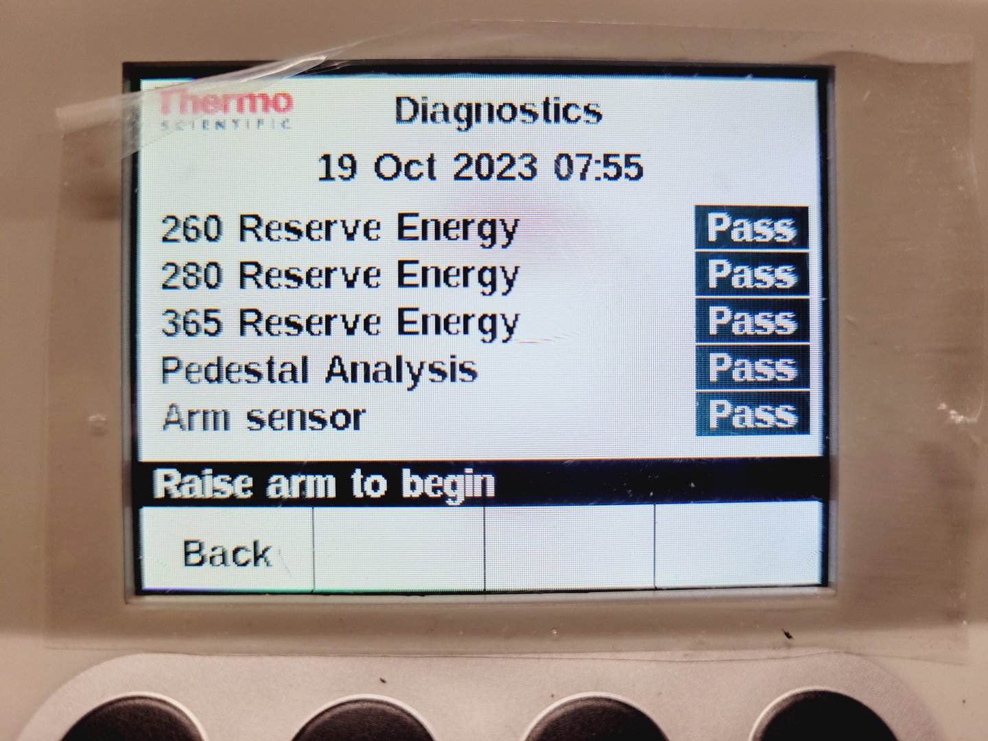 Image of Thermo Scientific NanoDrop Lite Spectrophotometer Lab