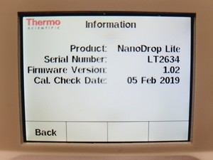 Thumbnail image of Thermo Scientific NanoDrop Lite Spectrometer / NanoDrop Printer 