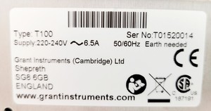 Thumbnail image of Grant T100 Heated Laboratory Water Bath 4L Lab