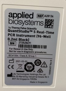 Thumbnail image of Applied Biosystems QuantStudio 5 Real-Time PCR Machine 96-well Block