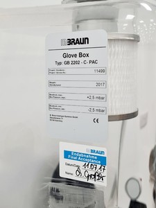 Thumbnail image of MBraun GB 2202 - C Glove Box Laboratory Workstation Lab
