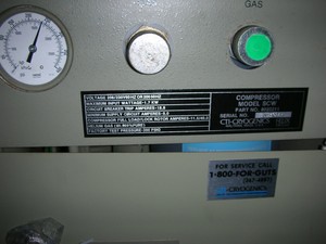 Thumbnail image of CTI Cryogenics Cryo Torr 8 High Vacuum Pump w/ 8001 Controller & SCW Compressor