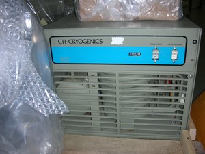 Thumbnail image of CTI Cryogenics Cryo Torr 8 High Vacuum Pump w/ 8001 Controller & SCW Compressor