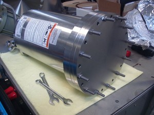 Thumbnail image of CTI Cryogenics Cryo Torr 8 High Vacuum Pump w/ 8001 Controller & SCW Compressor