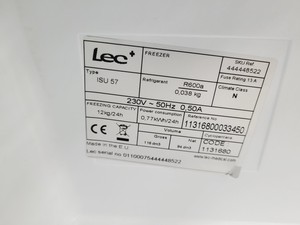 Thumbnail image of LEC Undercounter Laboratory Freezer Type ISU 57 Lab