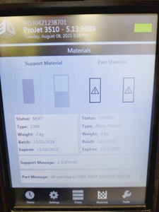 Thumbnail image of 3D Systems Corporation ProJet 3500 - 3510/3500 HD Max 3D Printer