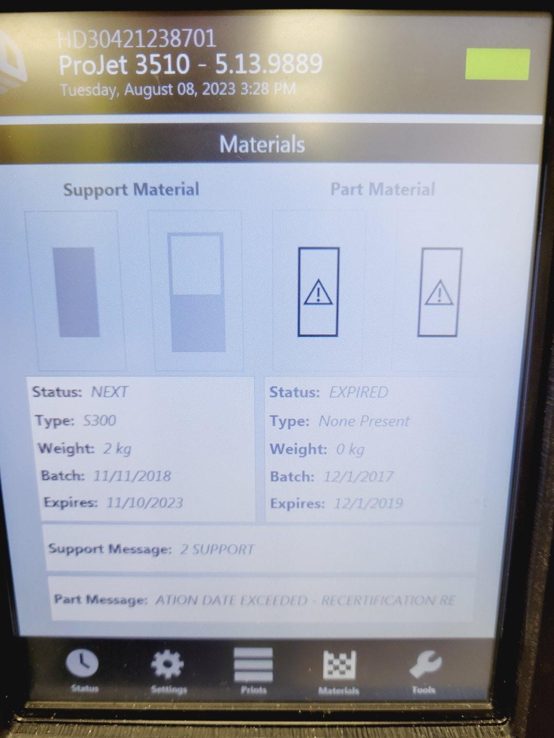 Image of 3D Systems Corporation ProJet 3500 - 3510/3500 HD Max 3D Printer
