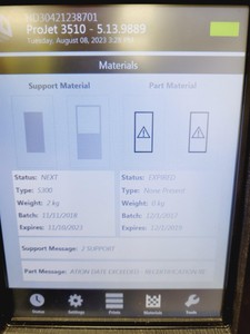 Thumbnail image of 3D Systems Corporation ProJet 3500 - 3510/3500 HD Max 3D Printer