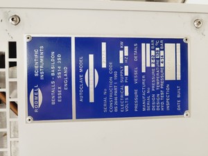 Thumbnail image of Rodwell Genesis MP25 Benchtop Autoclave Lab