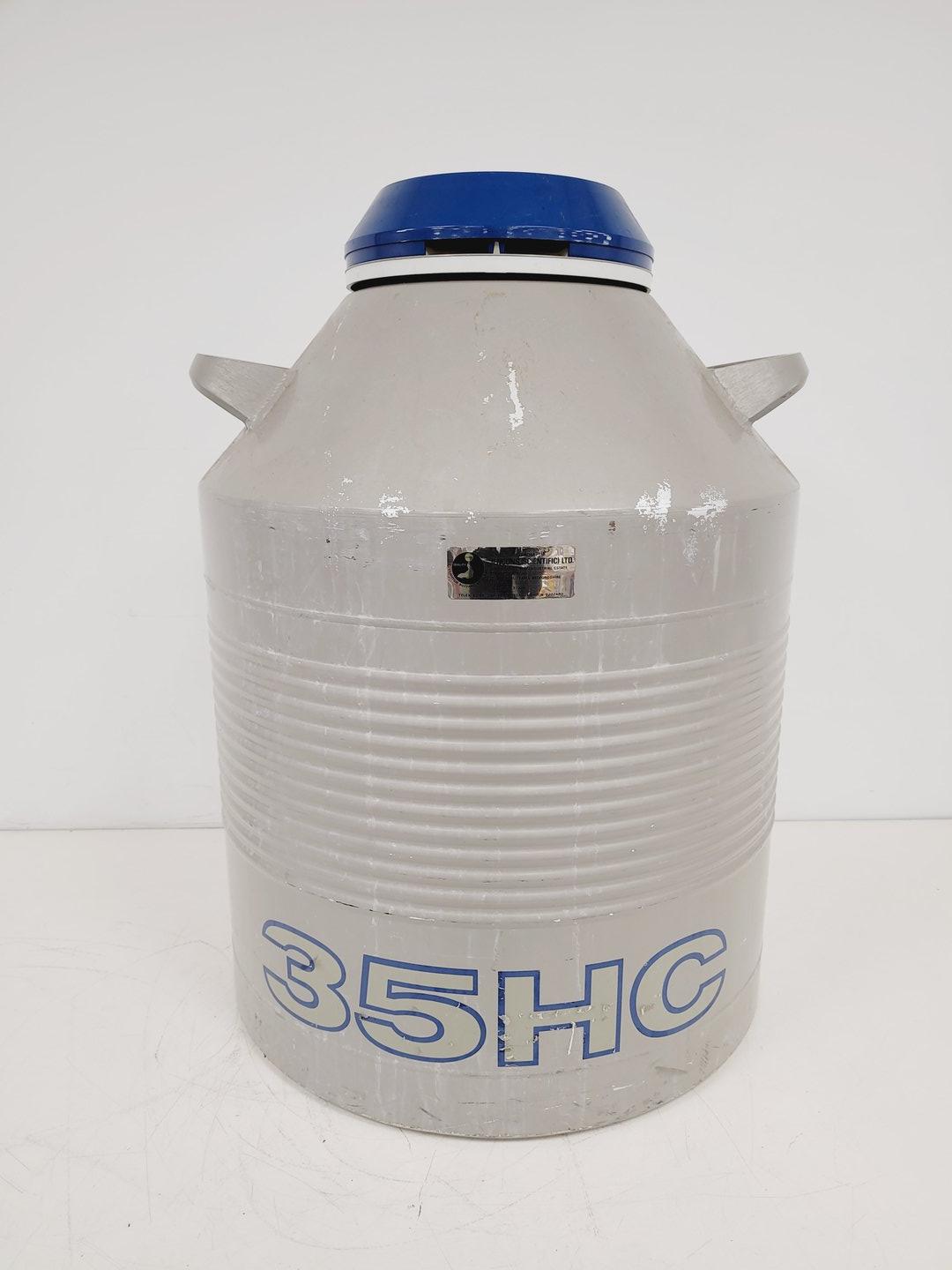 Image of Union Carbide Jencons 35VHC Liquid Nitrogen Dewar Lab