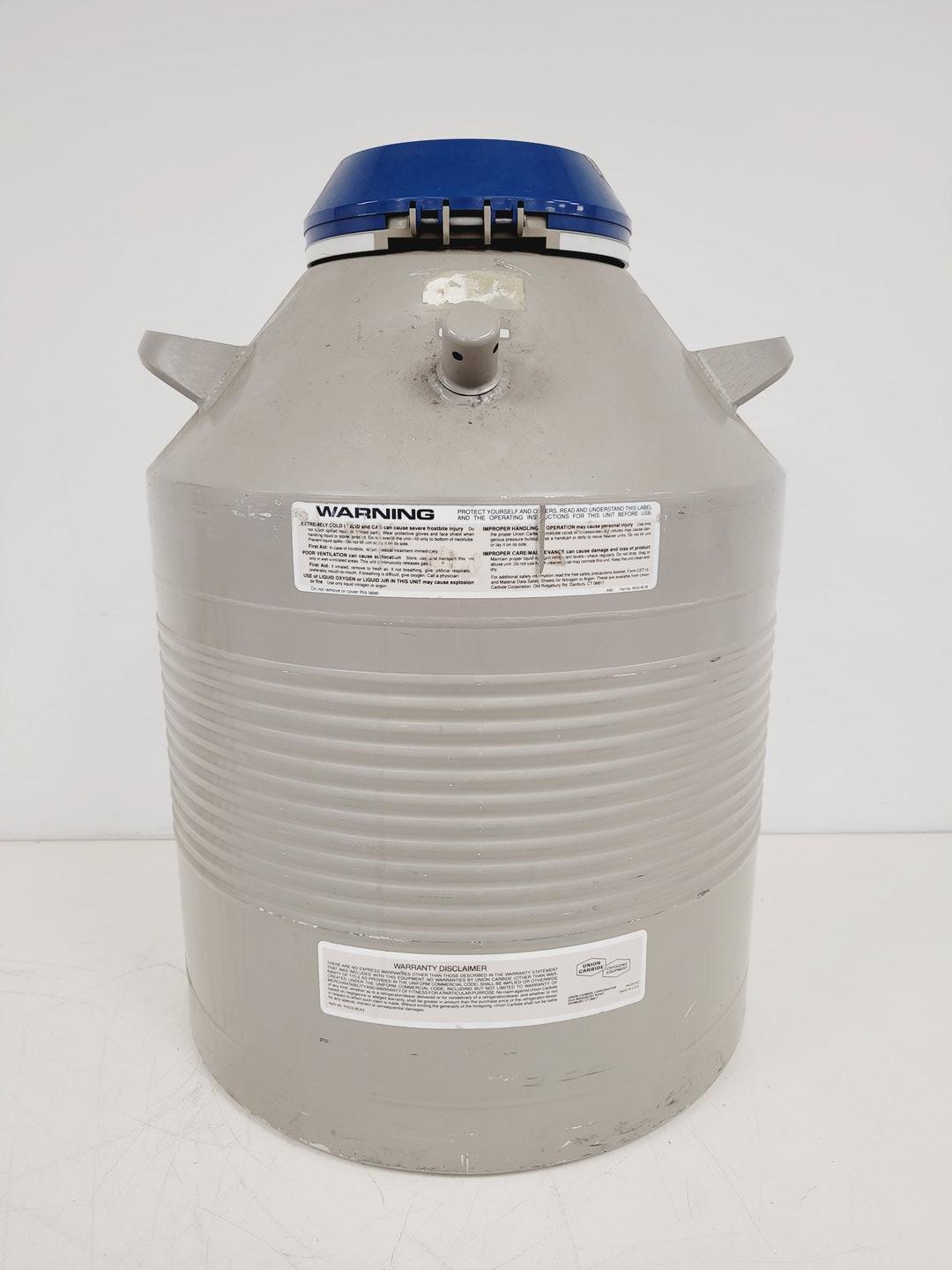 Image of Union Carbide Jencons 35VHC Liquid Nitrogen Dewar Lab
