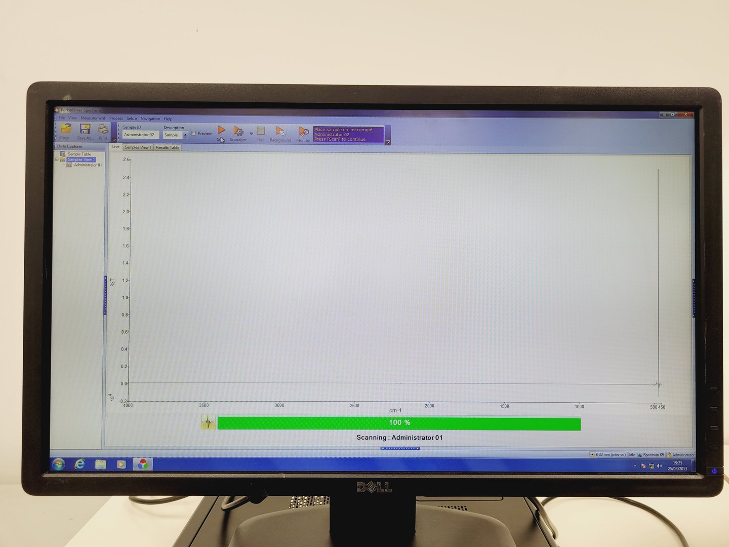 Image of Perkin Elmer Spectrum Spotlight 150 FT-IR Microscope & Spectrum 65 Spectrometer 
