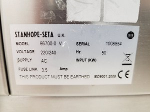 Thumbnail image of Seta Stanhope-Seta Herschel Emulsifier x 3 Model 96700-0 V Lab Spares/Repairs