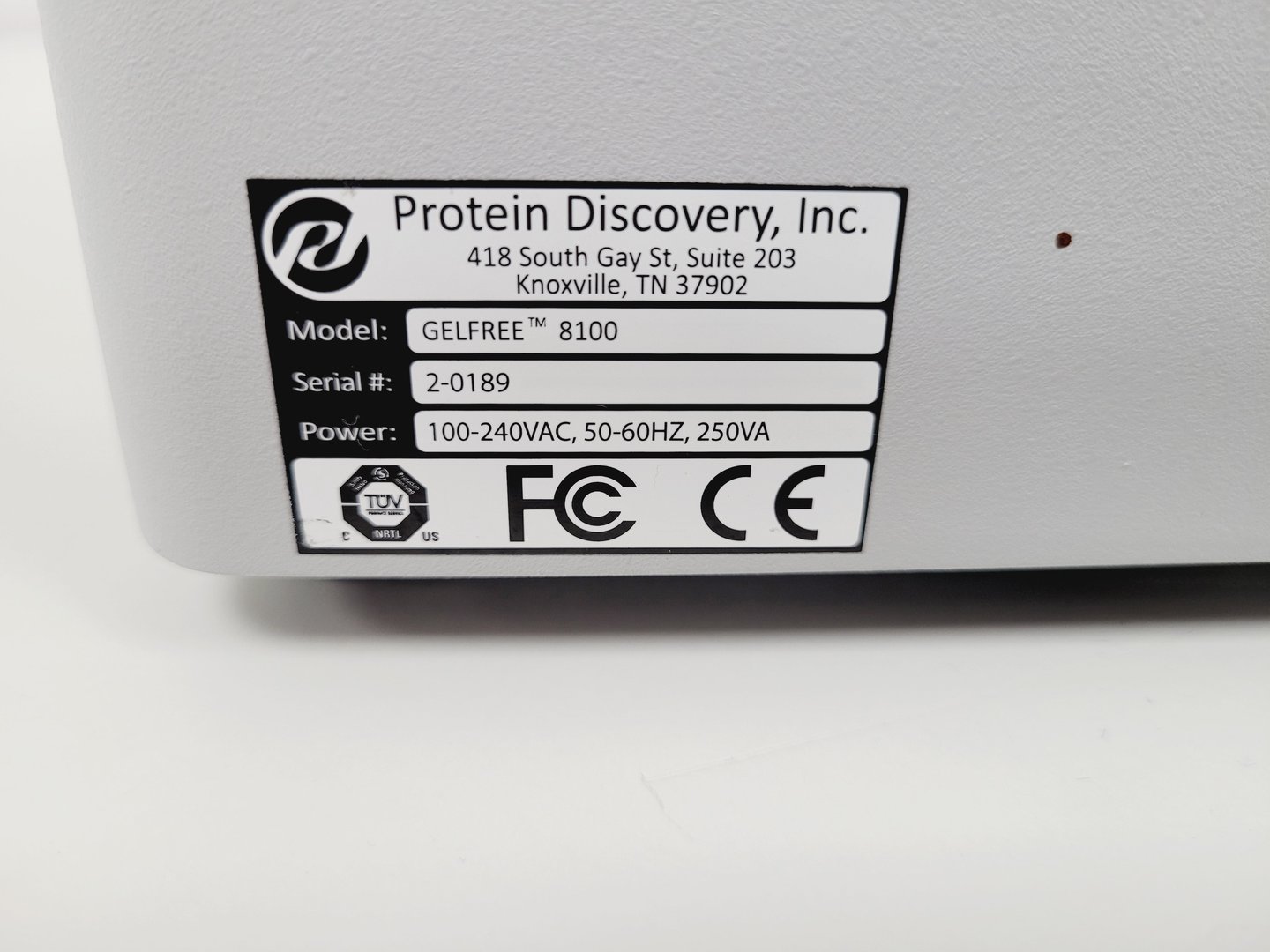 Image of Protein Discovery Gelfree 8100 Protein Fractional System Lab