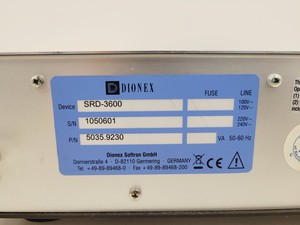 Thumbnail image of Dionex UltiMate 3000 HPLC System - AXP - VWD-3100 - TCC-3000 SD - SRD-3600 Lab