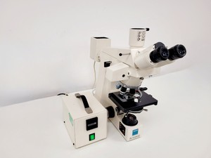 Thumbnail image of Carl Zeiss Axioskop Fluorescence Microscope w/ 6 x Objective ACHROSTIGMAT Lab