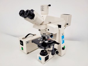 Thumbnail image of Carl Zeiss Axioskop Fluorescence Microscope w/ 6 x Objective ACHROSTIGMAT Lab