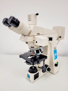 Thumbnail image of Carl Zeiss Axioskop Fluorescence Microscope w/ 6 x Objective ACHROSTIGMAT Lab