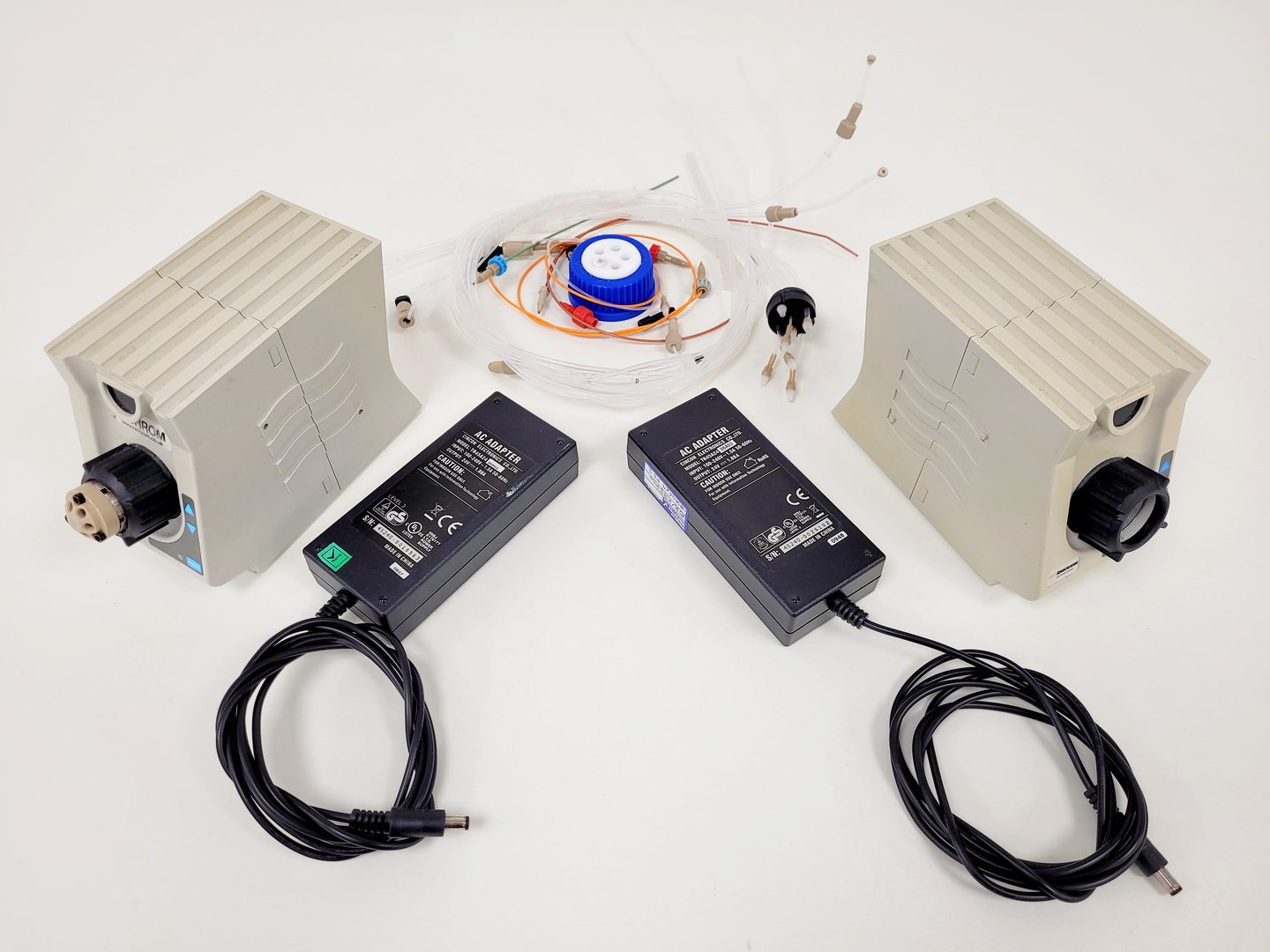 Image of 2 x Rheodyne MX Series Port Selector Valves - MXX778-605 MXP9900-000 Lab