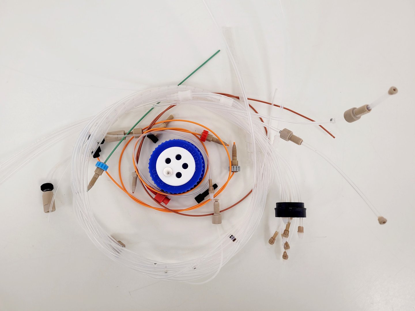 Image of 2 x Rheodyne MX Series Port Selector Valves - MXX778-605 MXP9900-000 Lab