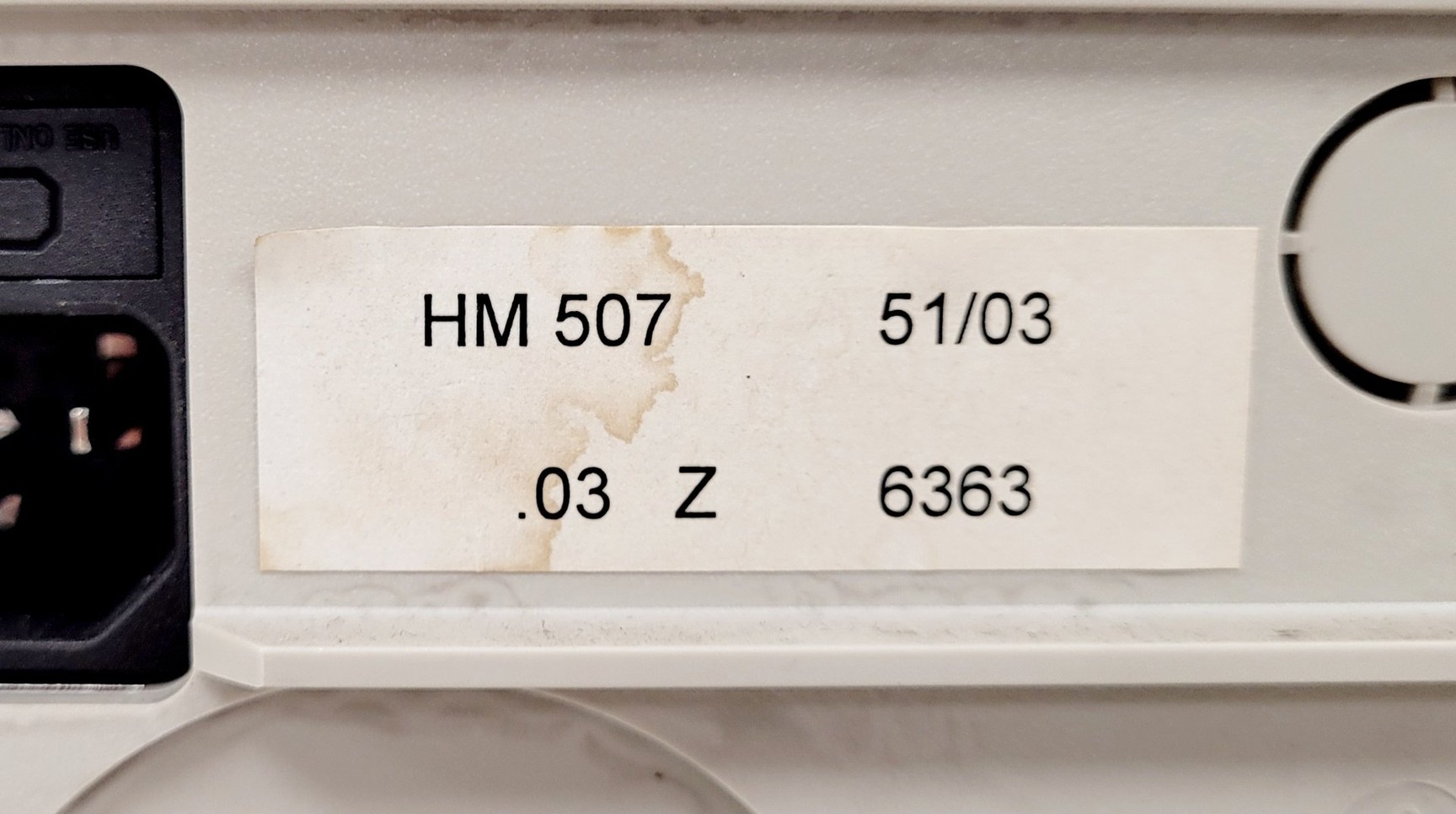 Image of HAMEG HM507 Analogue Digital Oscilloscope Lab
