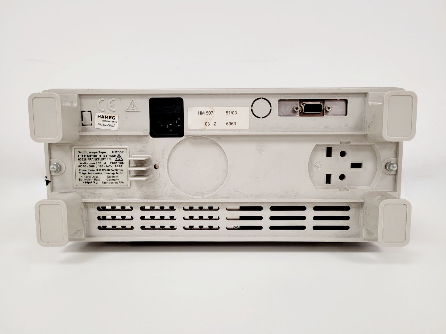 Image of HAMEG HM507 Analogue Digital Oscilloscope Lab