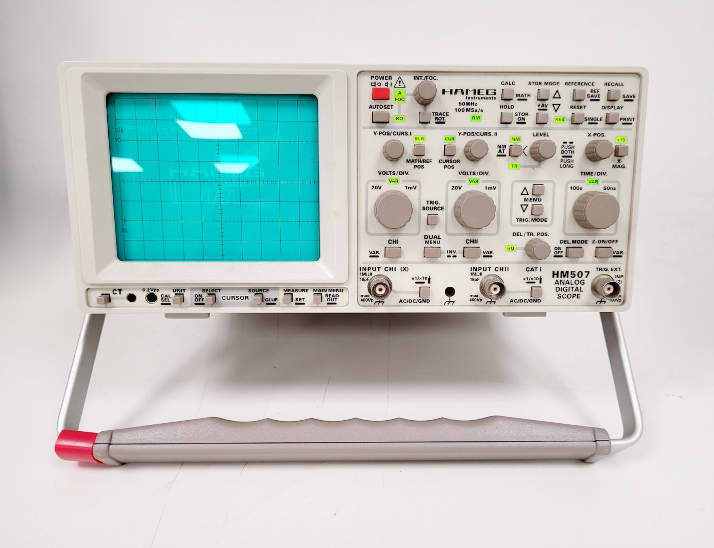 Image of HAMEG HM507 Analogue Digital Oscilloscope Lab