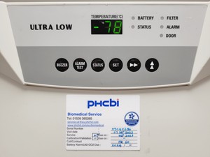 Thumbnail image of Sanyo MDF-U73V Ultra Low Temperature Laboratory Freezer Lab