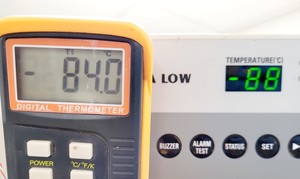 Thumbnail image of Sanyo MDF-U73V Ultra Low Temperature Laboratory Freezer Lab