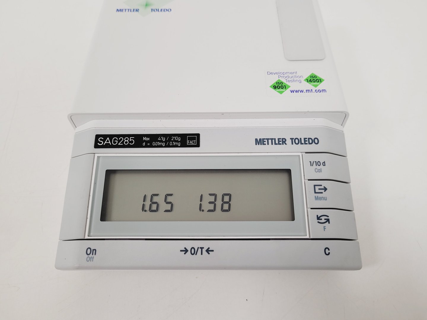 Image of Mettler Toledo SAG285 Laboratory Precision Balance (Missing Plate)