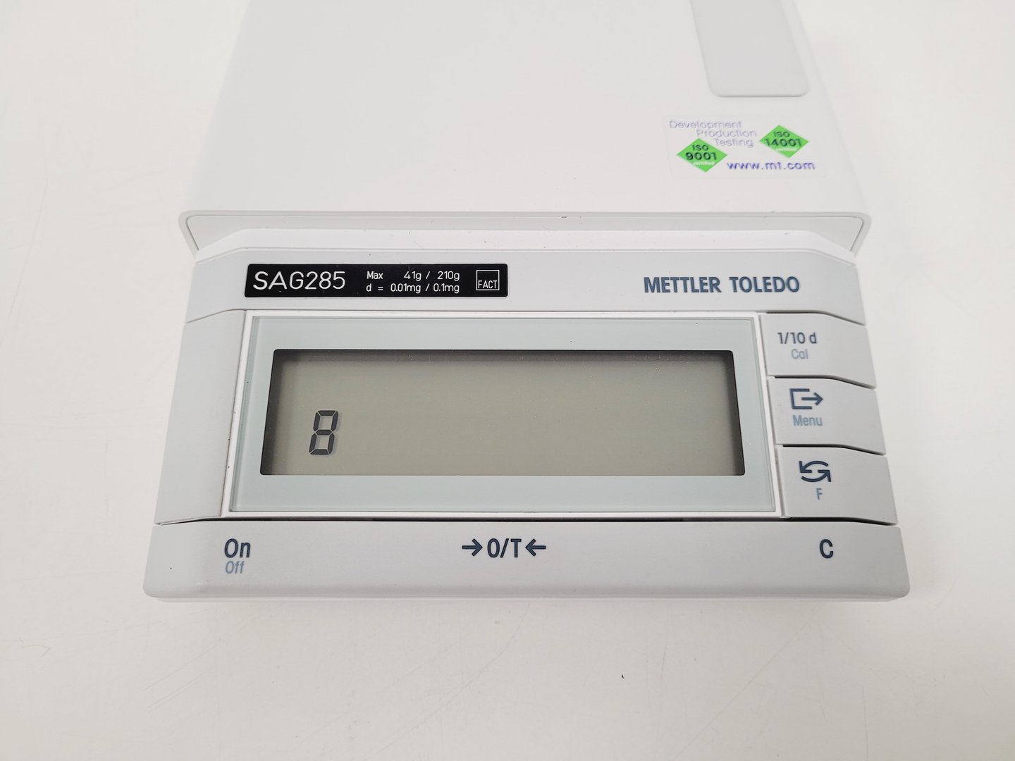 Image of Mettler Toledo SAG285 Laboratory Precision Balance (Missing Plate)