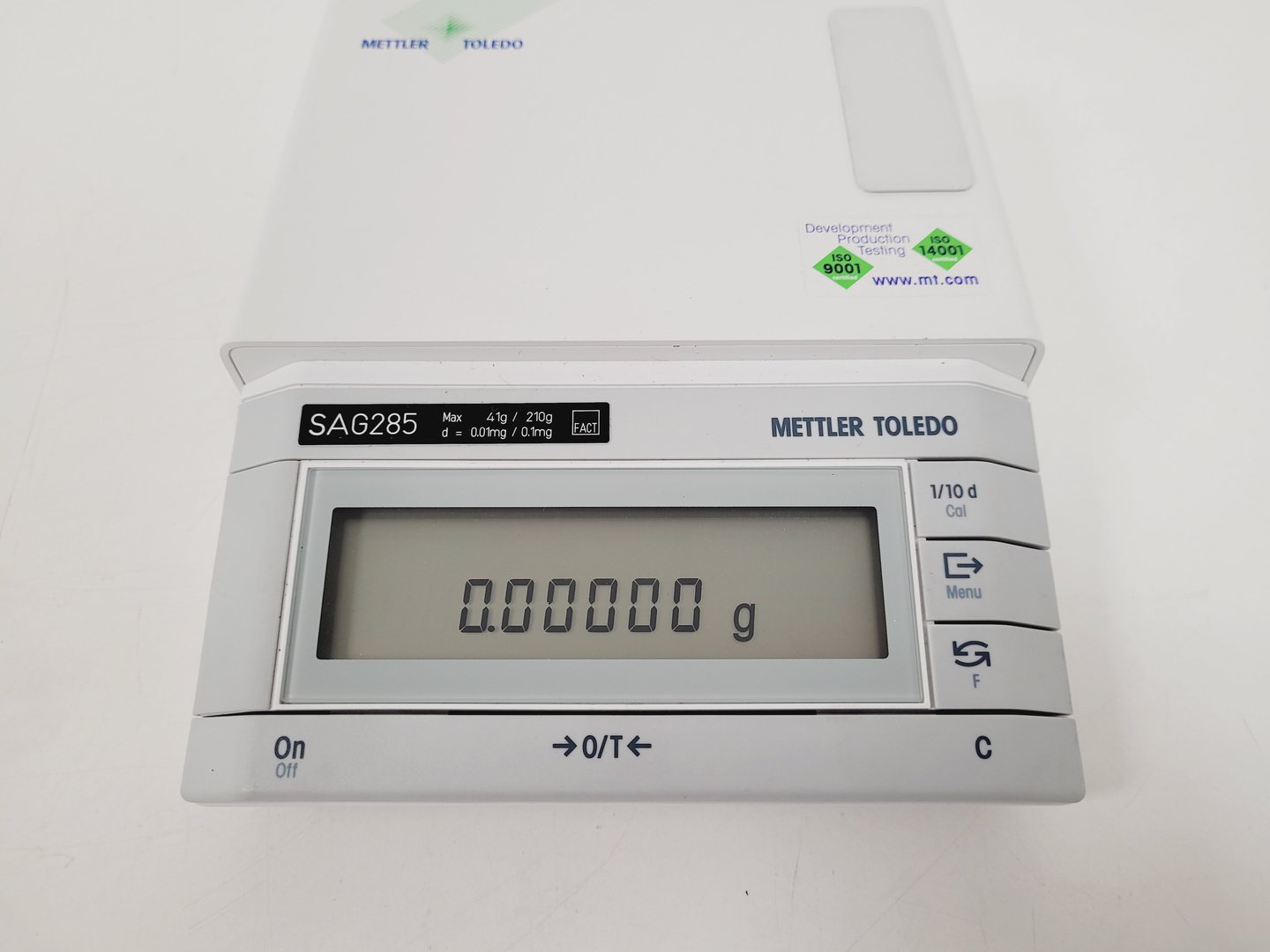 Image of Mettler Toledo SAG285 Laboratory Precision Balance (Missing Plate)