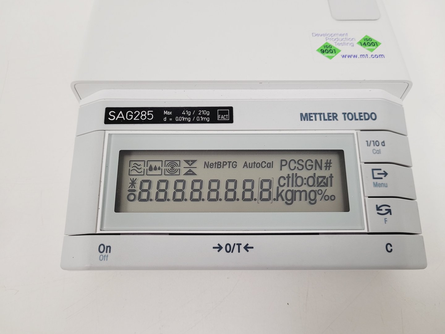 Image of Mettler Toledo SAG285 Laboratory Precision Balance (Missing Plate)