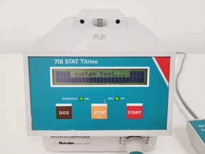 Thumbnail image of Metrohm 718 Stat Titrino w/ Keyboard Lab Spares/Repairs